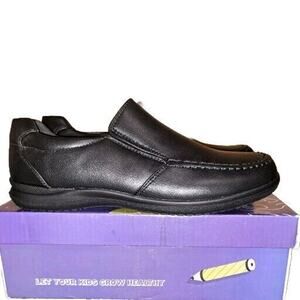 Jabasic Boys School Church Black Comfort Dressy Loafer 5